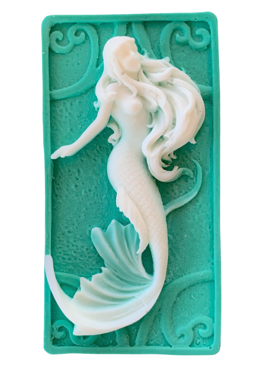 3D Mermaid Bar of Soap: Ocean and Beach themed soaps