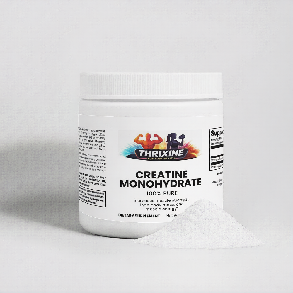 Thrixine Creatine Monohydrate - Made with Love in the USA